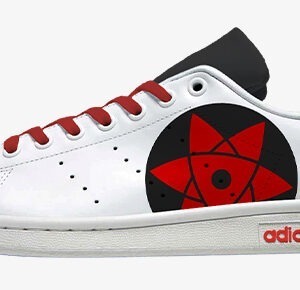 Adidas Stan Smith Sasuke Sharingan Naruto Eyes