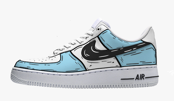Cartoon 2D Light Blue